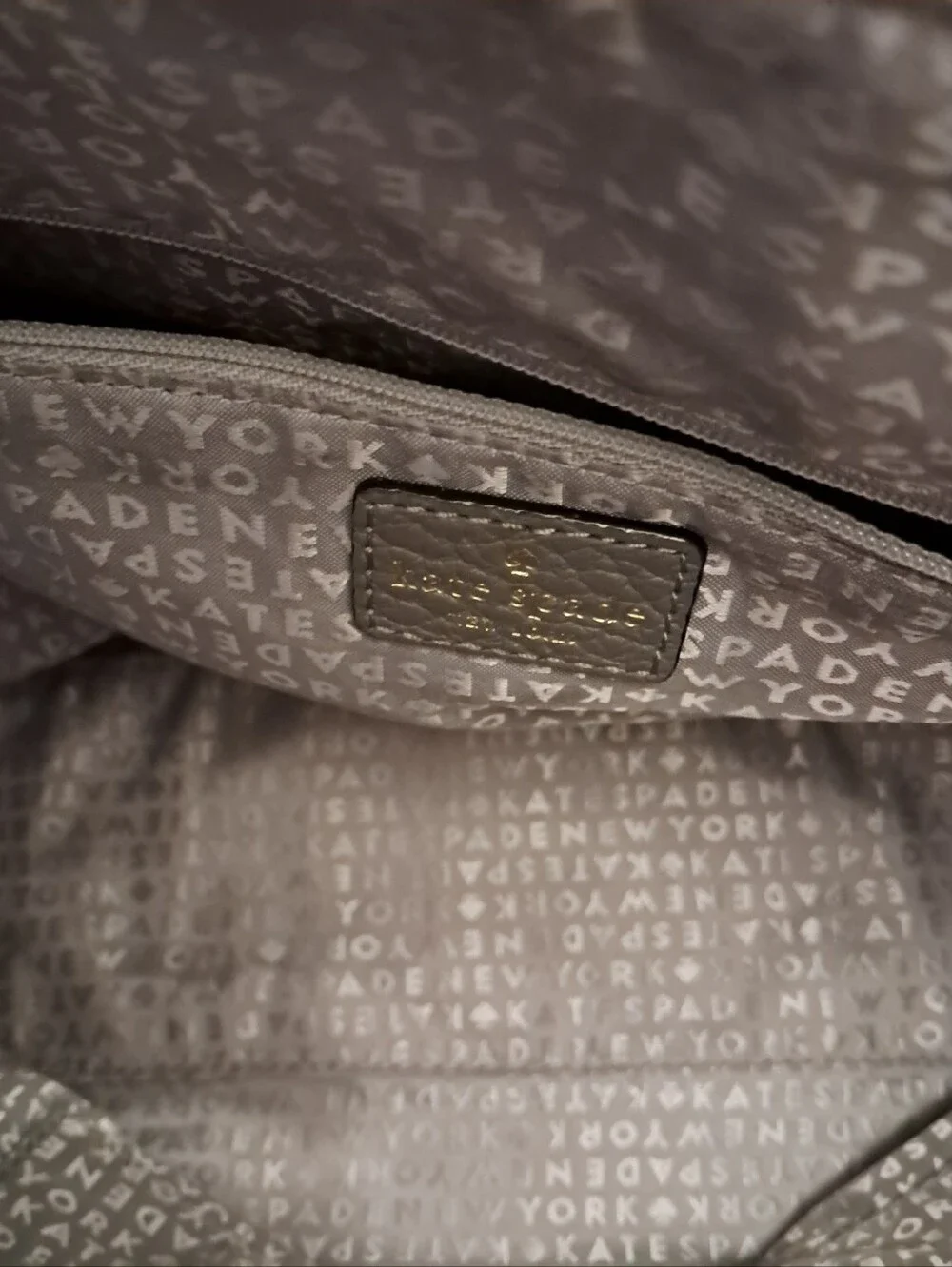 Kate Spade New York Prospect Place Purse GREY